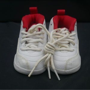 Nike Air Jordan 12 Retro FIBA Sneakers White 850000-107 Toddlers Size 4C